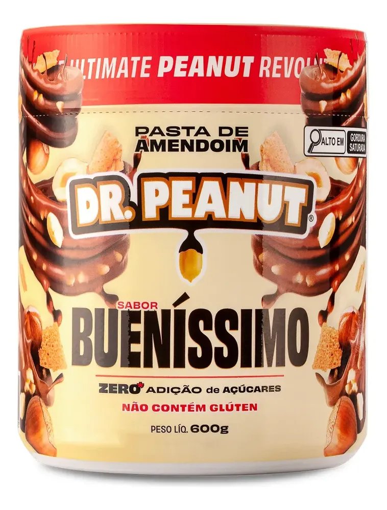 Pasta de amendoim Dr. Peanut Gourmet sabor Bueníssimo x 600g