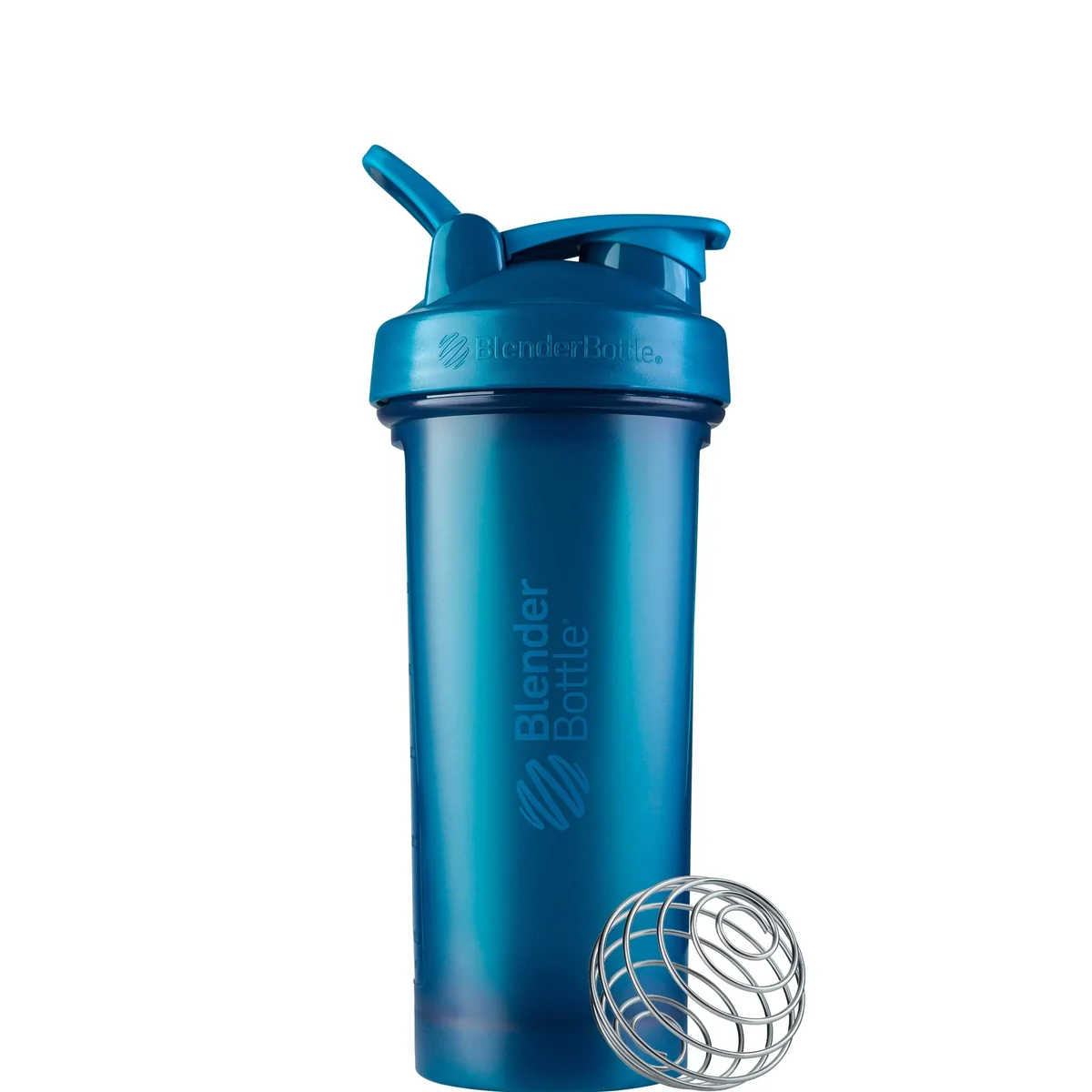 Coqueteleira clássica V2 da BlenderBottle para shakes de proteína e pré-treino, 830 ml, Ocean Blue