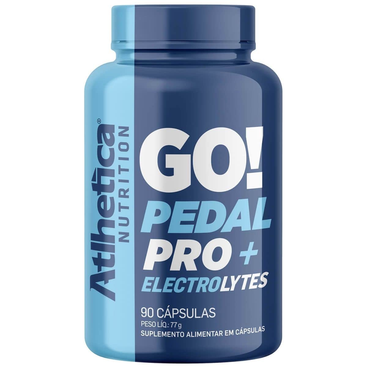 Atlhetica Nutrition GO PEDAL PRO + ELECTROLYTES (90 CÁPSULAS), Cor: Multicolorido.