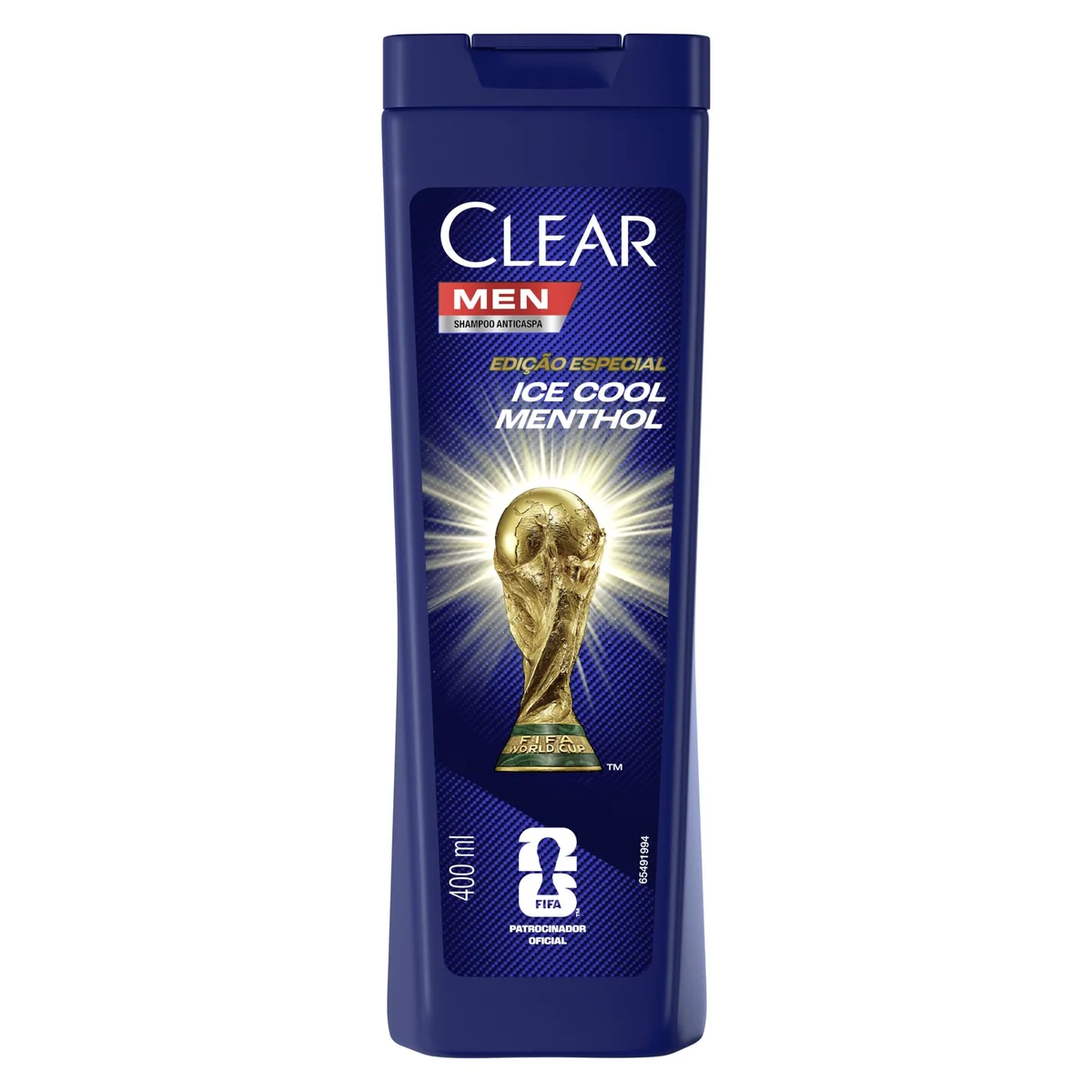Clear Shampoo Men Anticaspa Ice Cool Menthol 400Ml