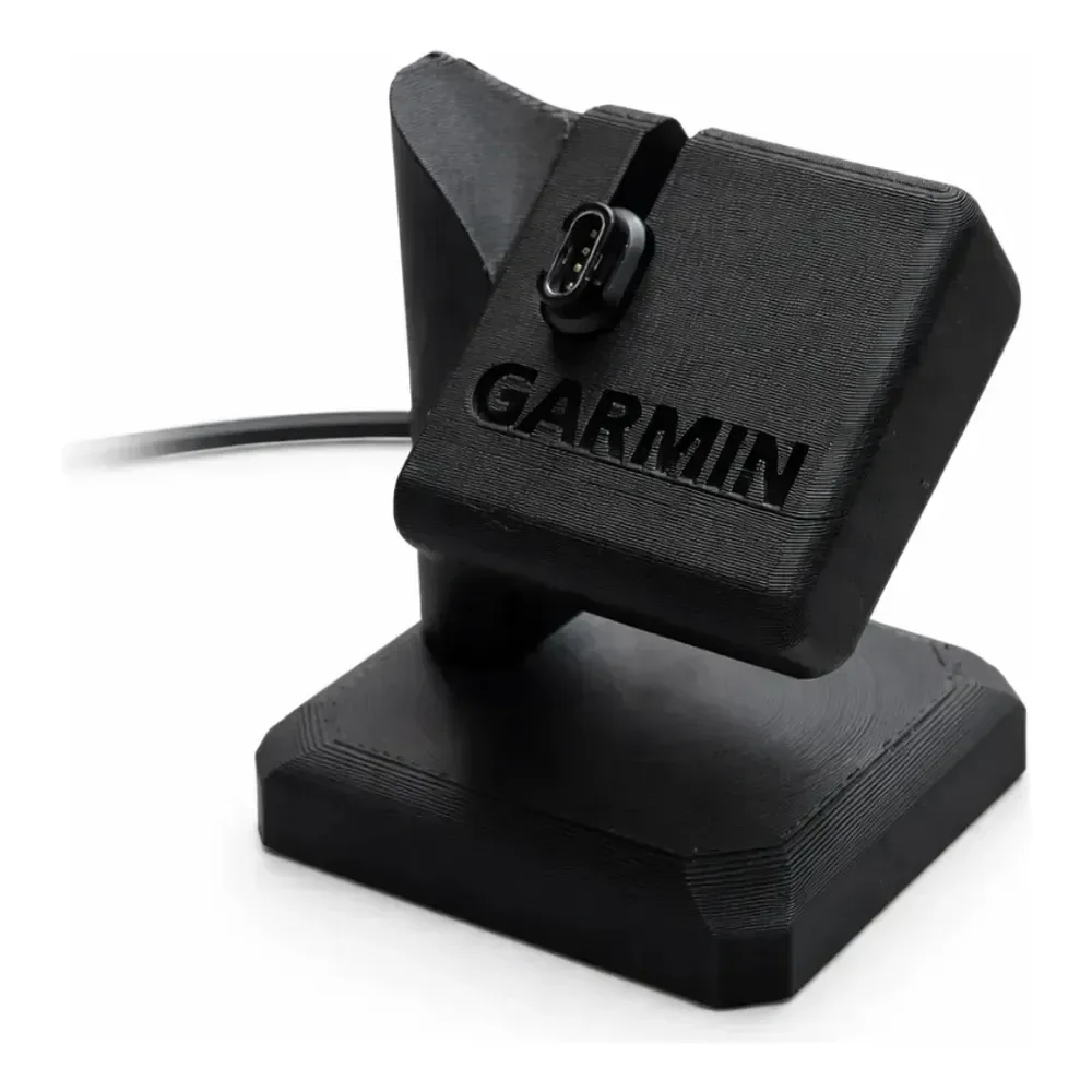 Suporte Base De Carregador De Mesa Para Relógio Garmin Dock Preto