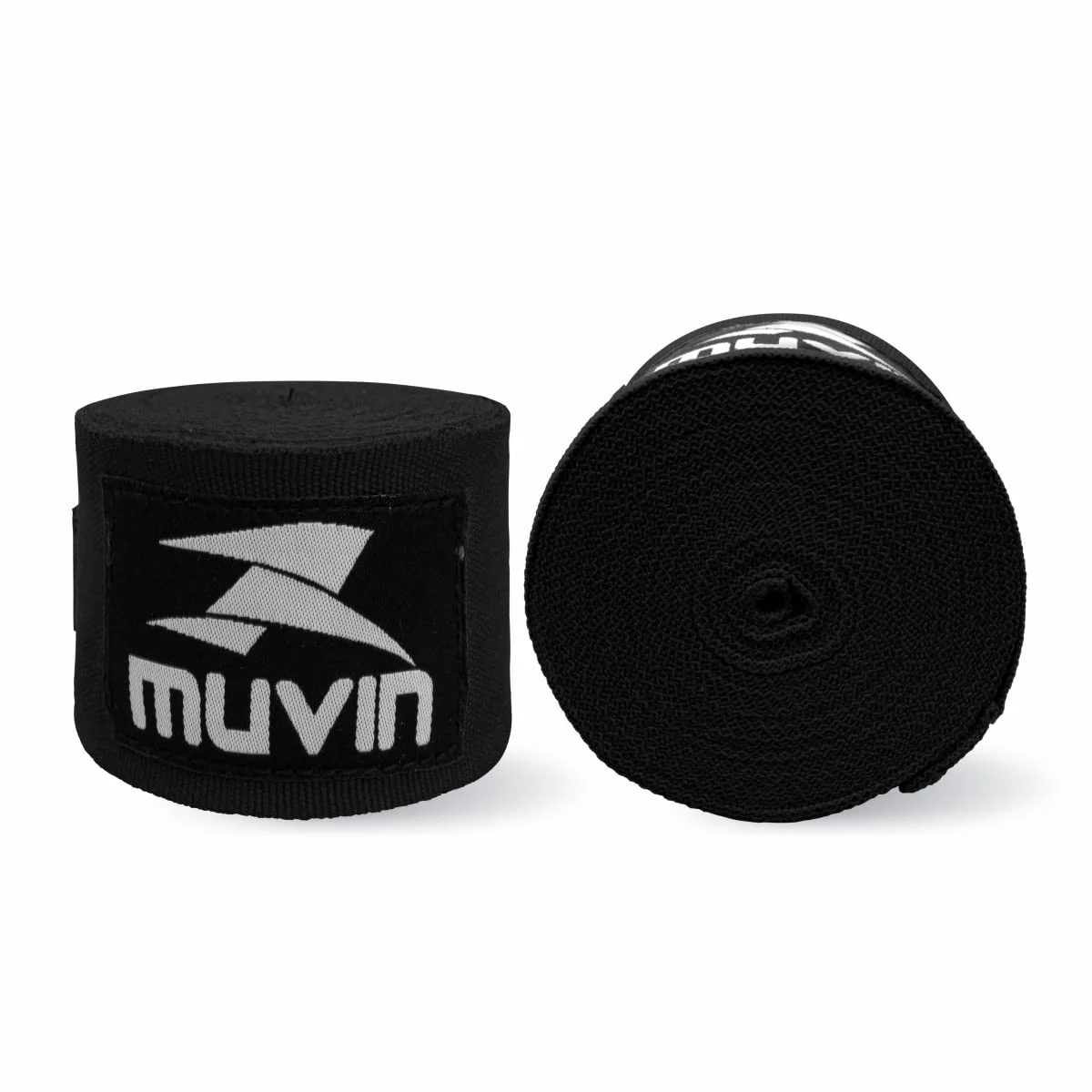 Bandagem Elástica Muvin 5 Metros Com Fechamento em Fecho de Contato e Alça Para Polegar - Atadura de Proteção Para Mãos e Punhos - Faixa de Boxe - Muay Thai - MMA - Artes Marciais - Treino - Unissex