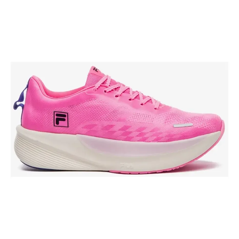 Tênis Feminino Aero Skyfoam Fila Rosa Pink/preto/rosa Lisa 38 Br