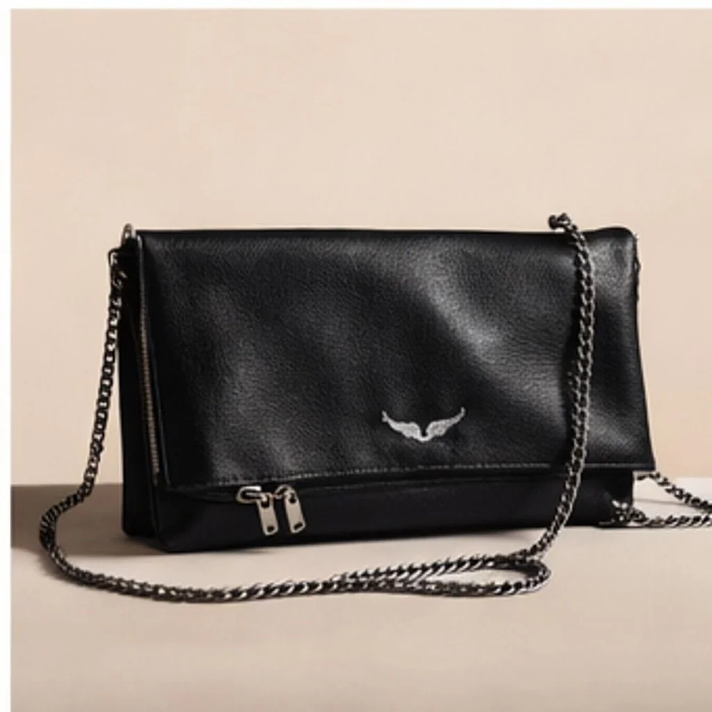 Bolsa Zadig Pequena Elegante TikTok Viral Com Duas Correntes Compacta Luxo Feminina