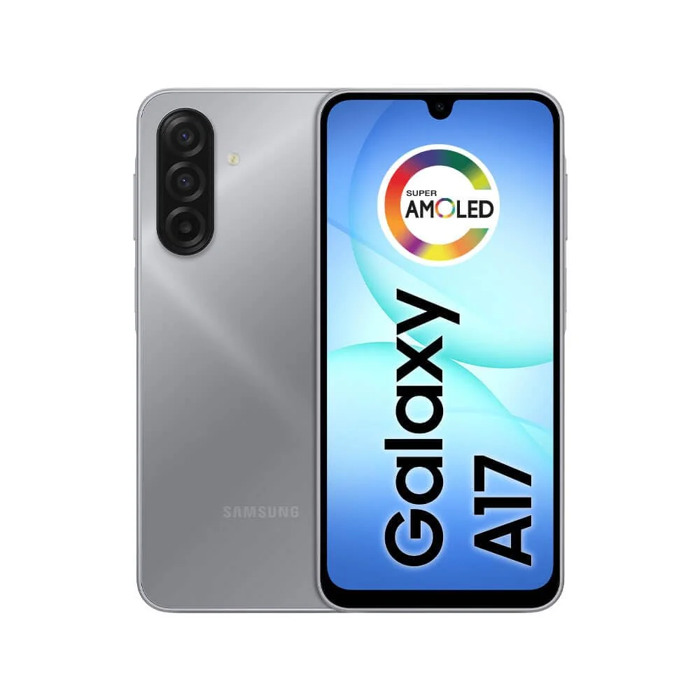 Celular Samsung Galaxy A17, 128GB, 4GB, 50MP Tela 6.7", IP54 - Cinza