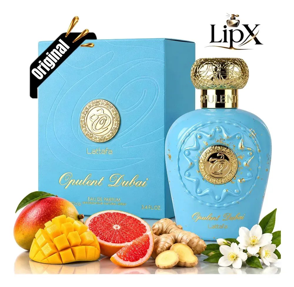 Perfume Arabe Opulent Dubai Eau De Parfum 100 ML Original Com Nf