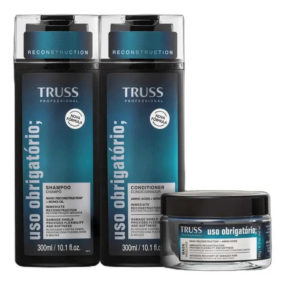 Kit Truss Uso Obrigatório Reconstruction  Trio (3 Produtos)