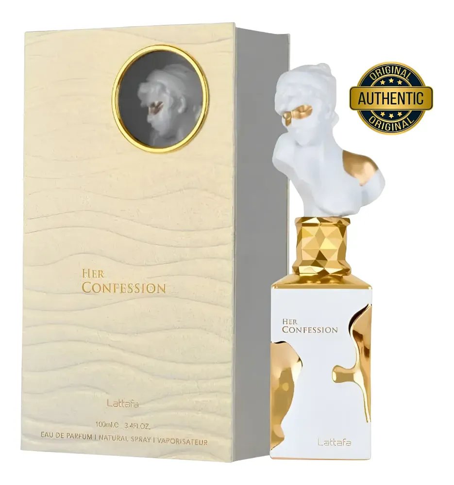 Perfume Árabe Her Confession Lattafa 100ml Edp Eua De Parfum