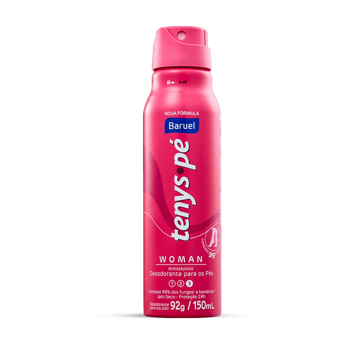 Tenys Pé Baruel Woman Jato Seco 92g - Desodorante para os pés