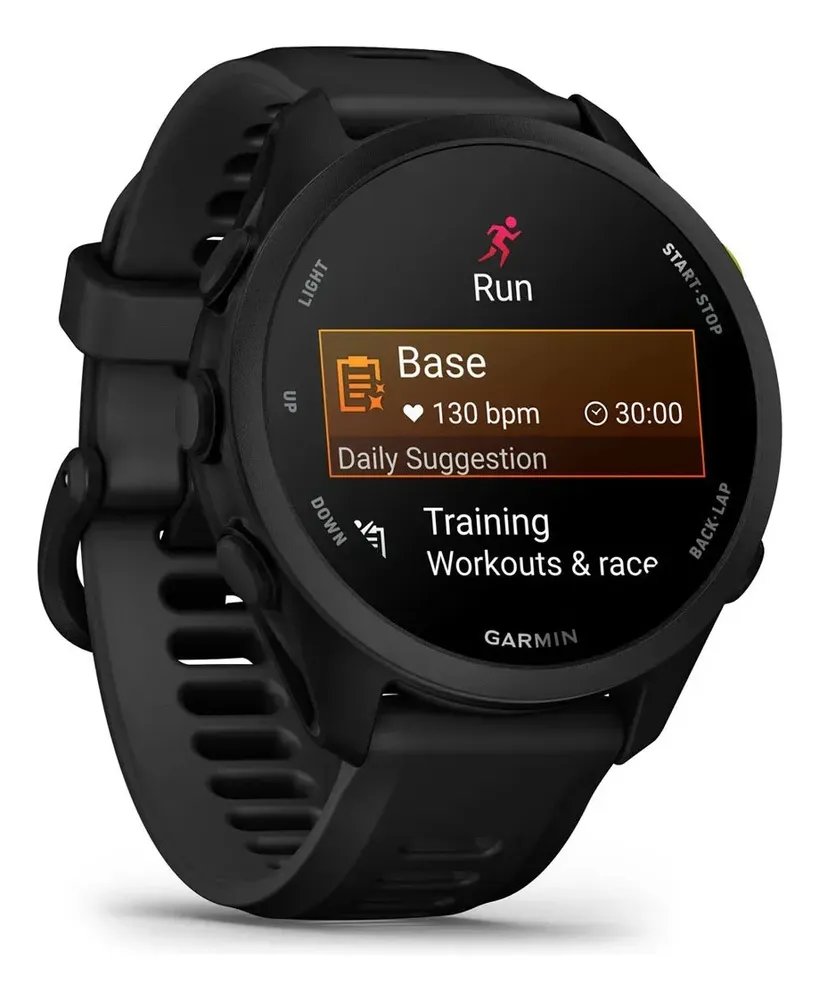 Garmin Relógio Forerunner 70 Preto- 42mm Com Monitor Cardíaco
