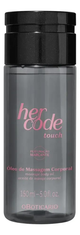 O Boticário Her Code Touch Óleo Massagem Corporal 150ml