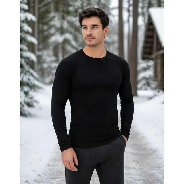 Camisa Térmica Frio Inverno Flanelada Segunda Pele Grossa