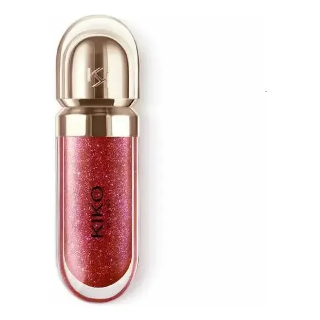 Lip Gloss Hydra 3d Kiko Milano Cor 46 Acabamento Brilhante Vermelho