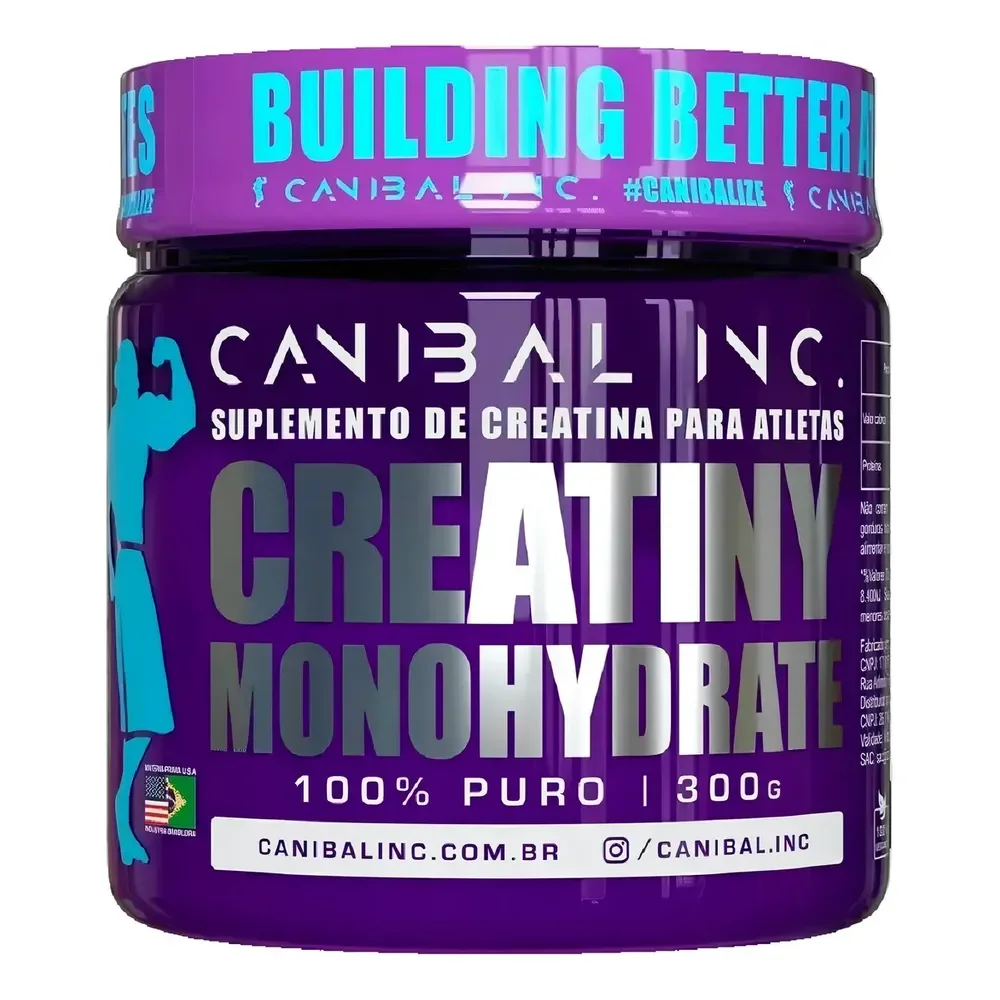 Creatina Creatiny Monohidratada 300g - Canibal Inc Sabor Sem Sabor