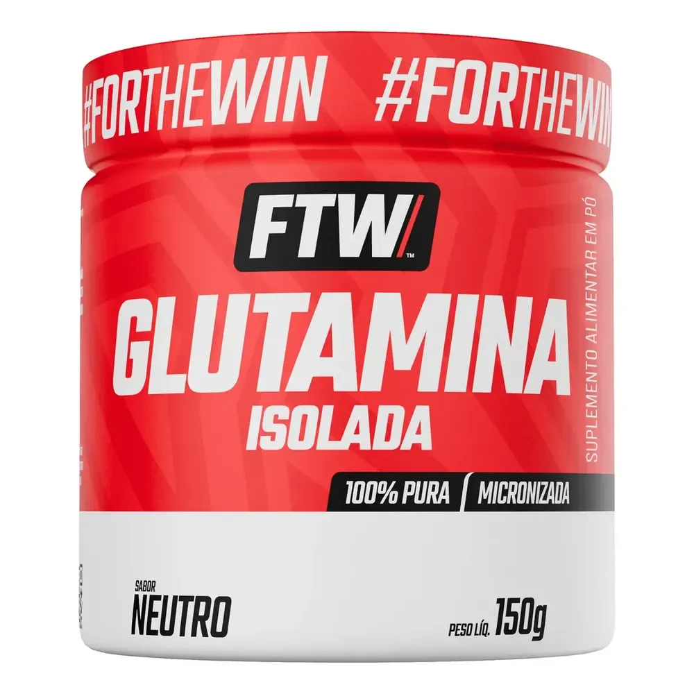 Glutamina Micronizada Isolada - 150g Neutro - Ftw Sabor Sem Sabor
