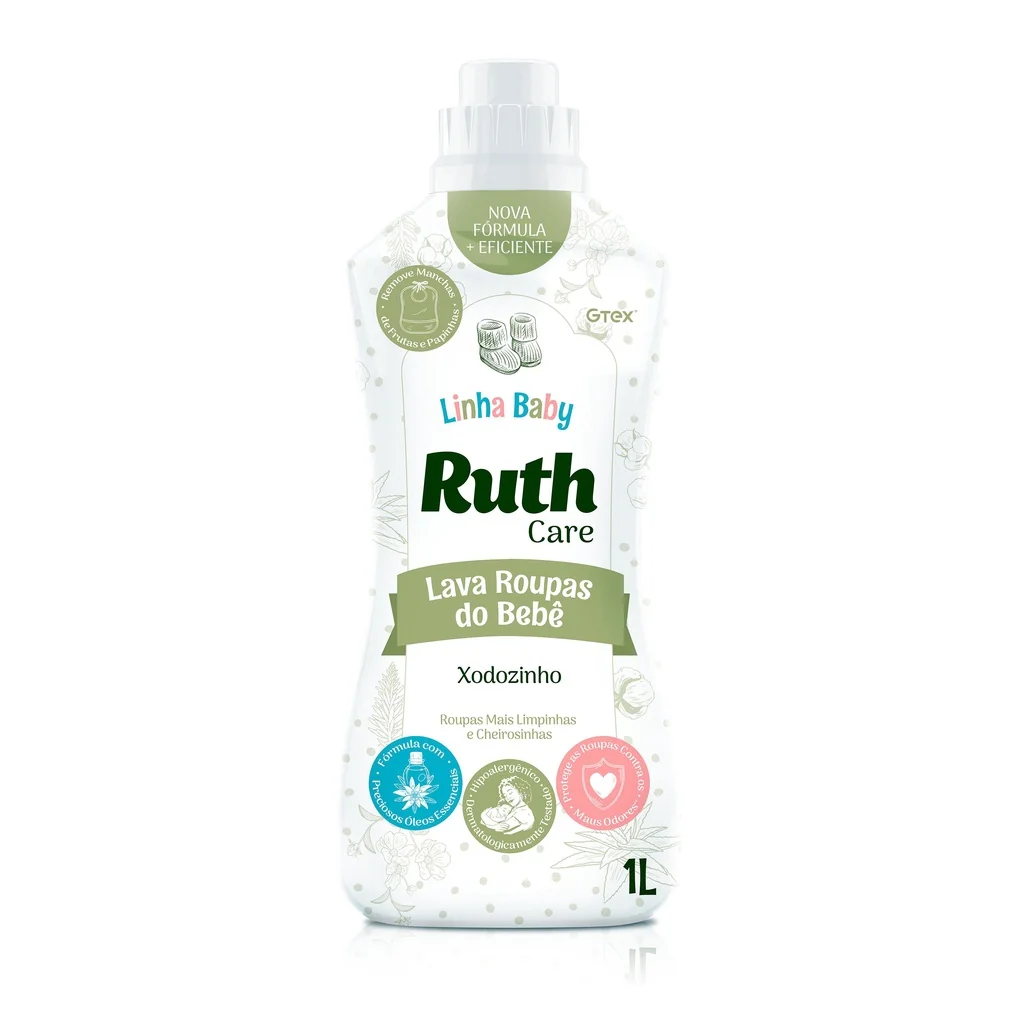 Lava Roupas Liquido Ruth Care Xodozinho - 1l