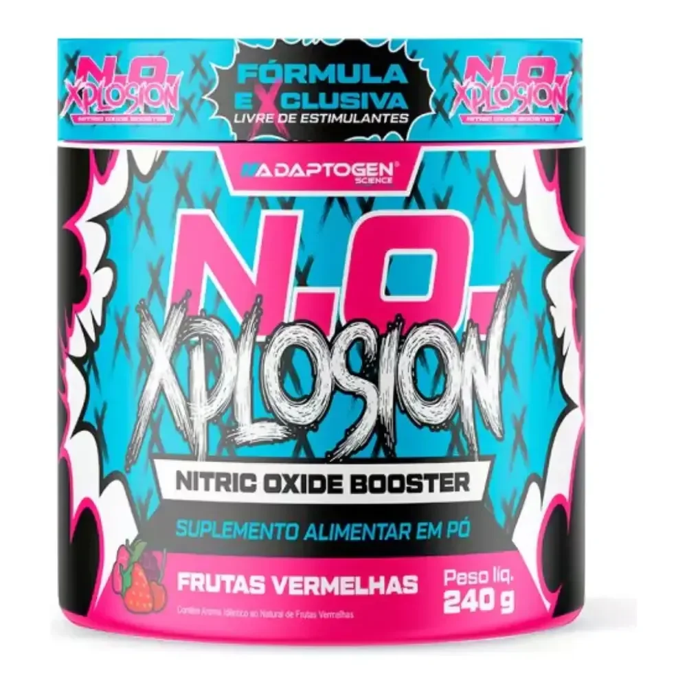 Adaptogen Aminoácidos Aminoácido N.o Xplosion C/240g - Adaptogen Pó Frutas Vermelhas