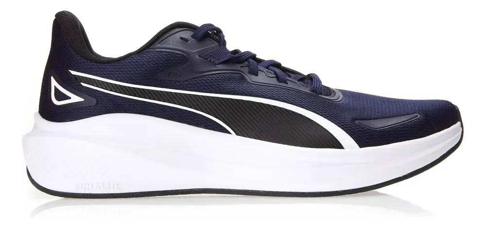 Tênis Masculino Skyrocket Lite Puma Puma Navy-puma Black-puma White Liso 40 Br