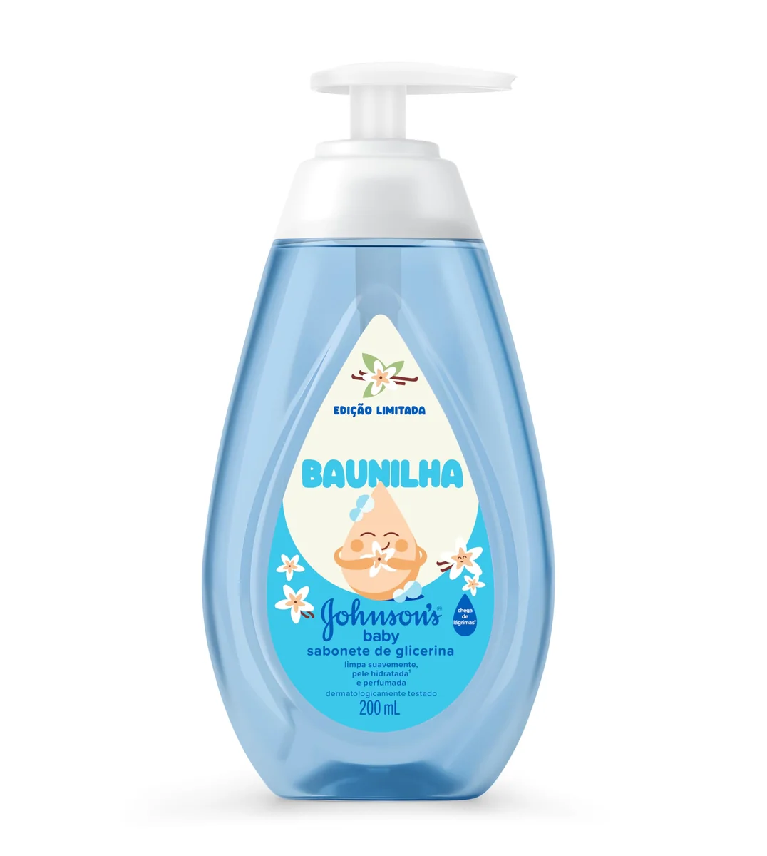 Sabonete Líquido de Glicerina Baunilha JOHNSON'S® Baby 200mL