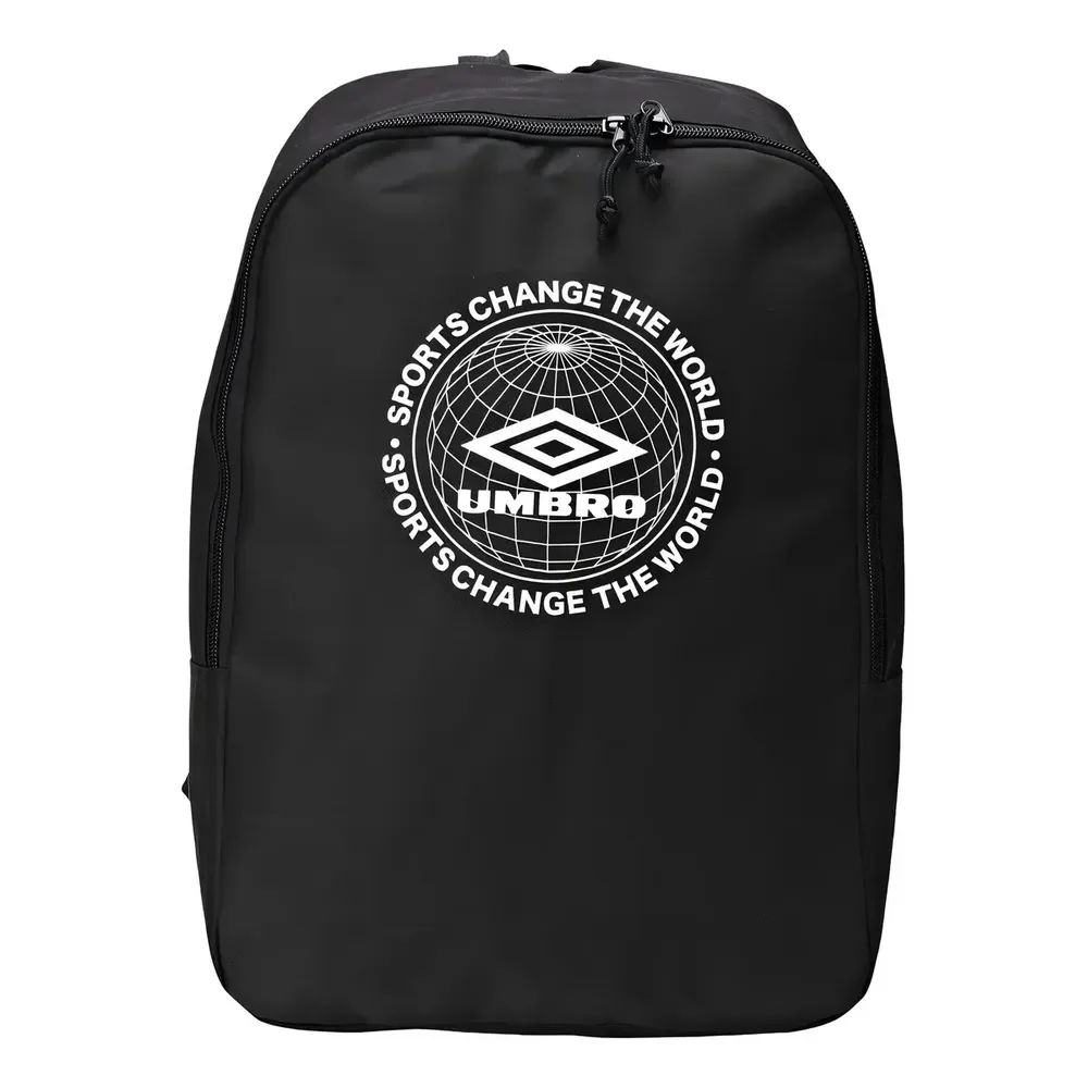 Mochila Masculina Umbro Change The World Preto Executiva Desenho Do Tecido Lisa Liso