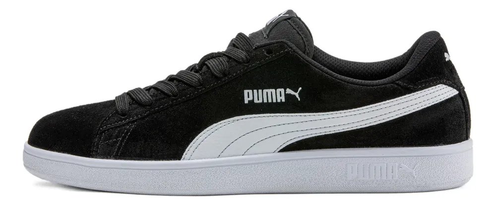 Tênis Smash V2 Puma Preto E Branco 41 Br