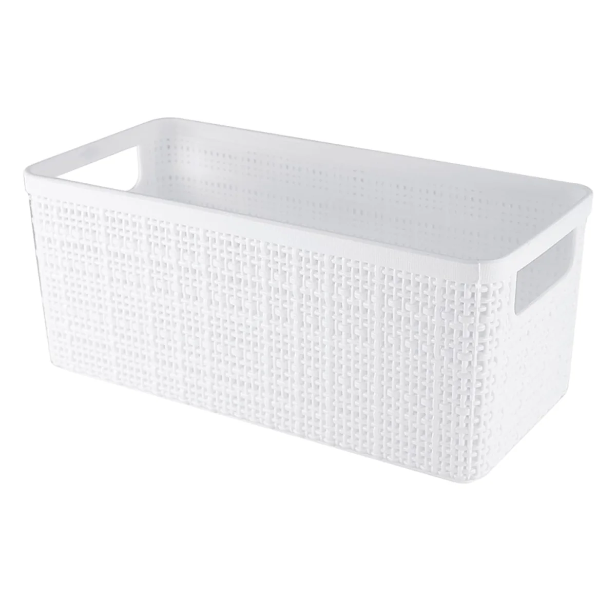 CESTO ALONGADO JUTA - BRANCO1,5L