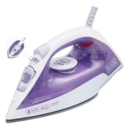 Ferro De Passar Roupa A Vapor Black+decker Fx1050 Branco 220v