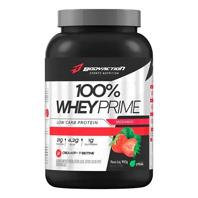 100% Whey Prime Pote 900g Bodyaction