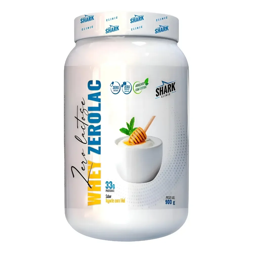 Whey Zerolac Linha Clinic 900g Iogurt Com Mel | Shark Pro