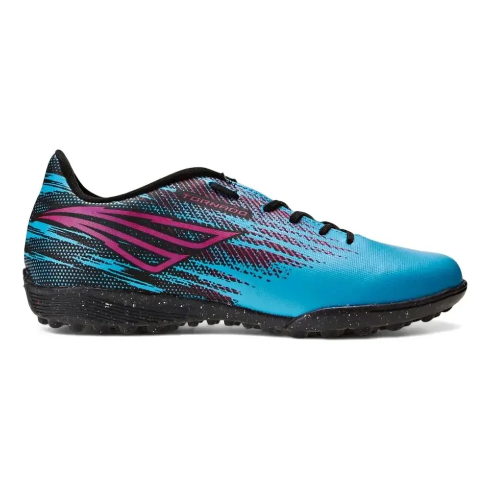 Chuteira Society Masculina Tornado Penalty Turquesa Turquesa/rosa/preto 44 Br