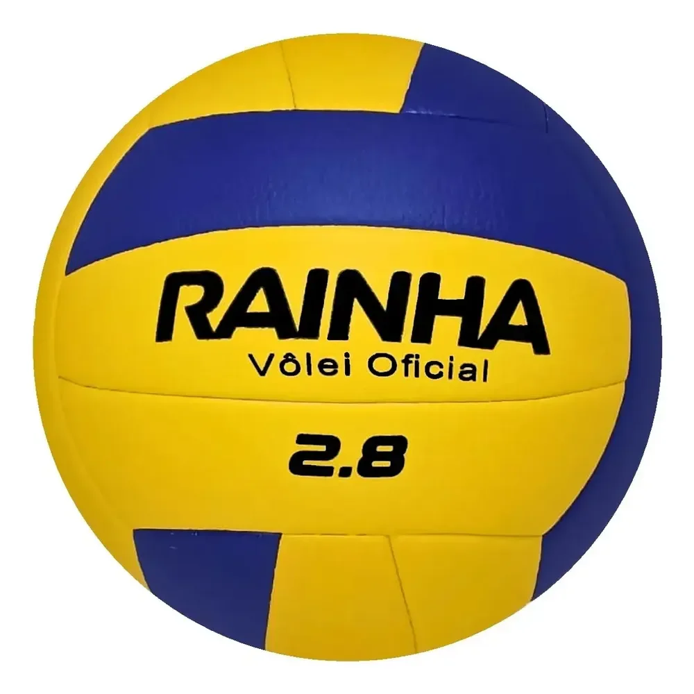 Bola Vôlei Pro 2.8 Rainha Jogo Amarelo Amarelo E Azul
