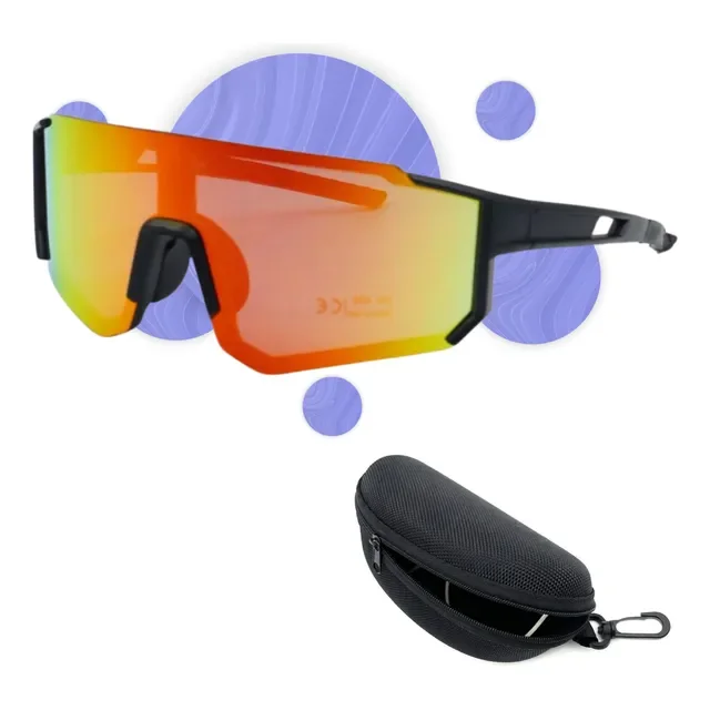 Óculos De Sol Esportivo Espelhado Vôlei Corrida Bike Uv400