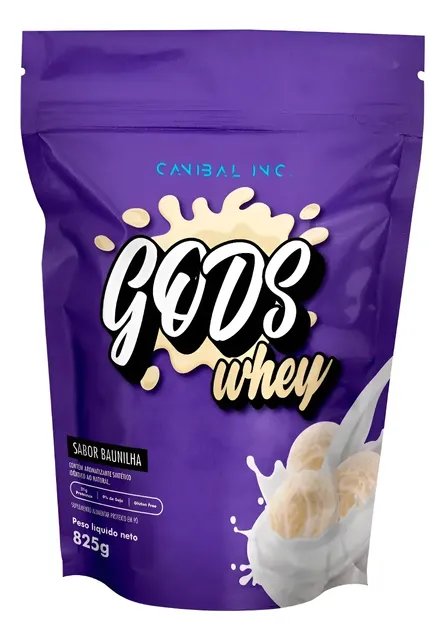Gods Whey 100% Concentrado Refil 900g Canibal Inc