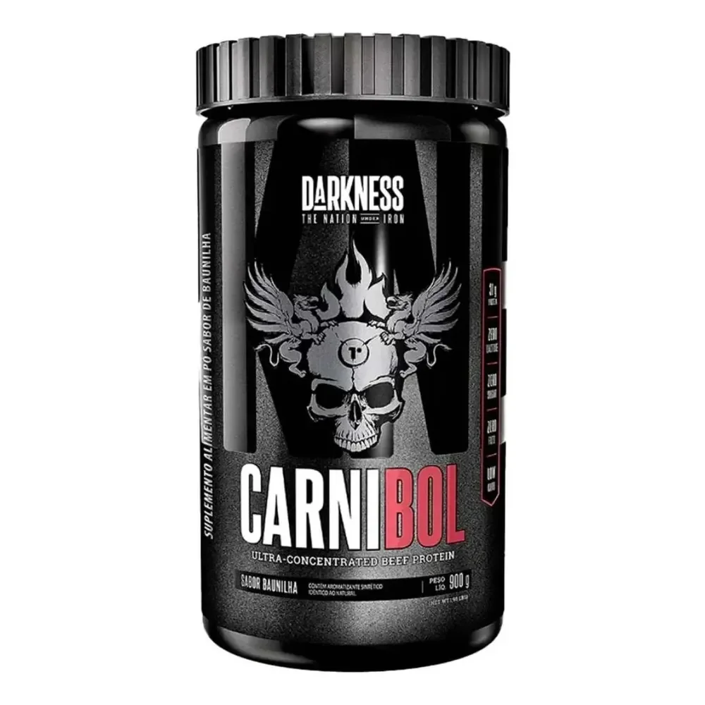 Carnibol Isolado Hidrolisado Baunilha 900g - Darkness