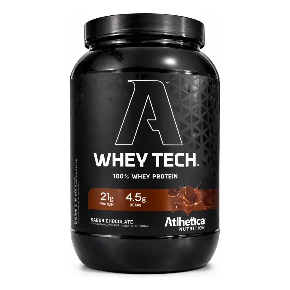 Whey Tech 900g Concentrado E Isolado Atlhetica Nutrition Chocolate