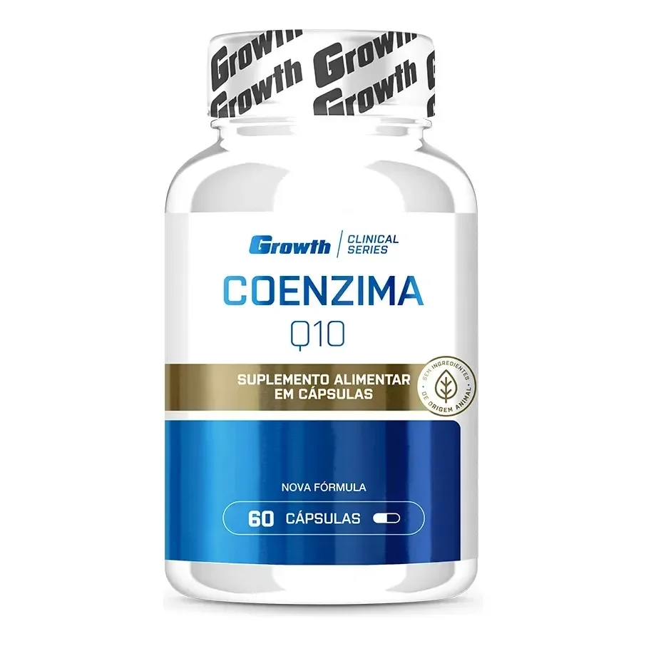 Coenzima Q10 (100mg 60 Caps) - Growth Supplements Sabor Sem Sabor