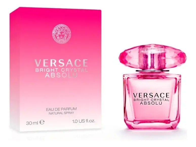 Perfume Versace Bright Crystal Absolu EDP 30ml Feminino Floral Frutado