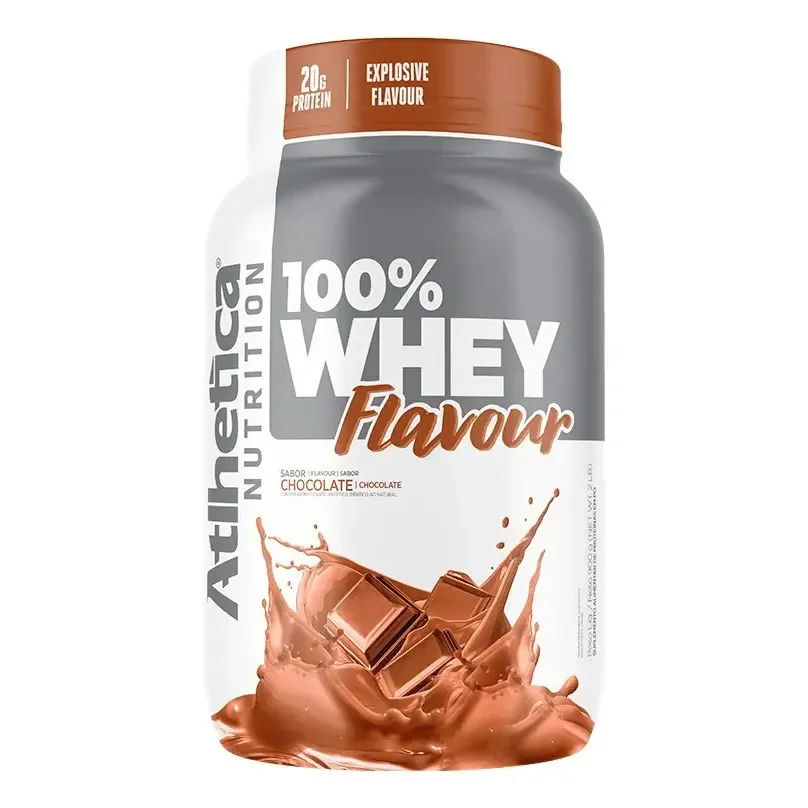 100% Whey Protein Flavour 900g Atlhetica Nutrition Sabor Chocolate