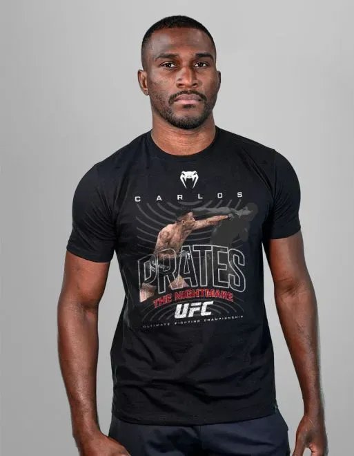 Camiseta Venum Ufc Carlos Prates - The Nightmare Preto P