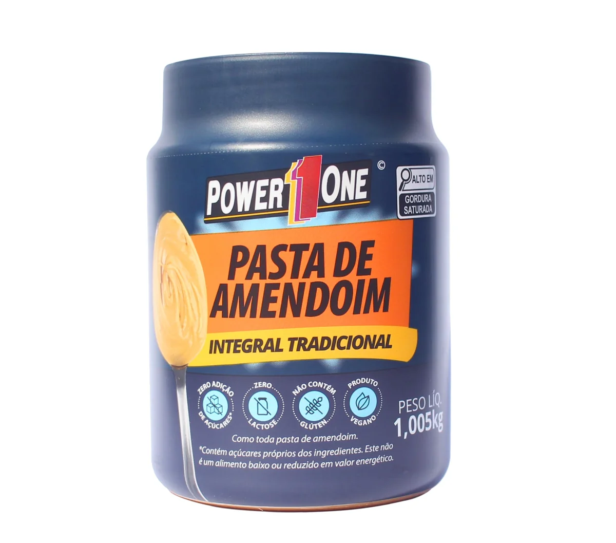 Pasta de Amendoim Tradicional Power1One - 1kg