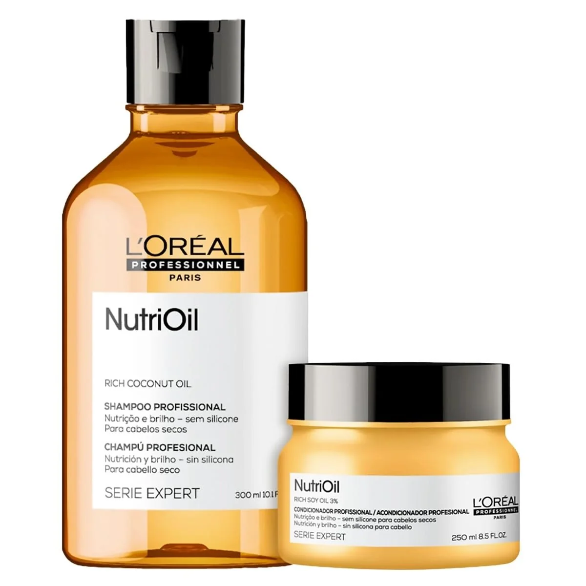 Kit de Nutrição Express Loreal Professionnel NutriOil Pequeno