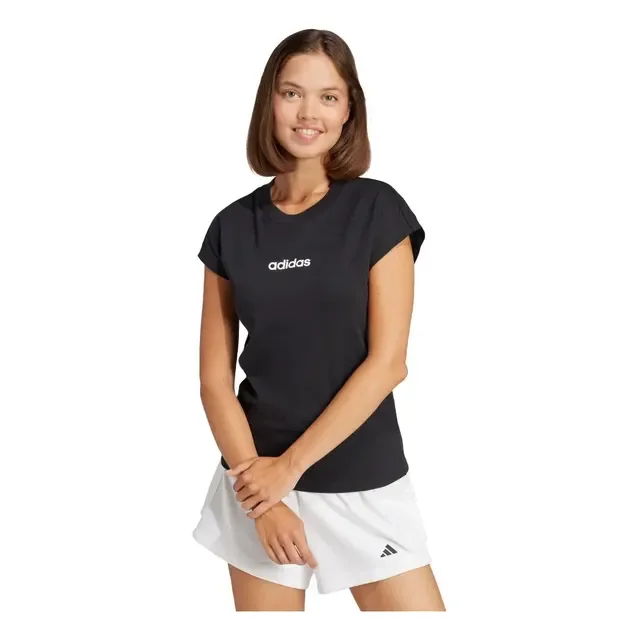 Camiseta Algodão Essentials Linear adidas