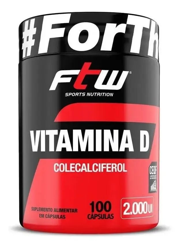 Vitamina D 2000Ui 100 Cáps - FTW