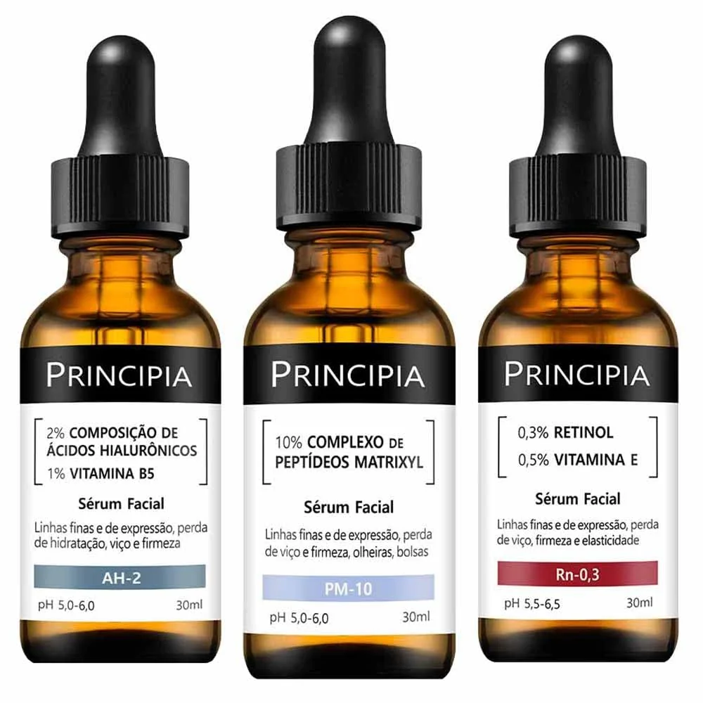 PRINCIPIA, Kit Trio Antissinais AH-2 + PM-10 + Rn-0,3