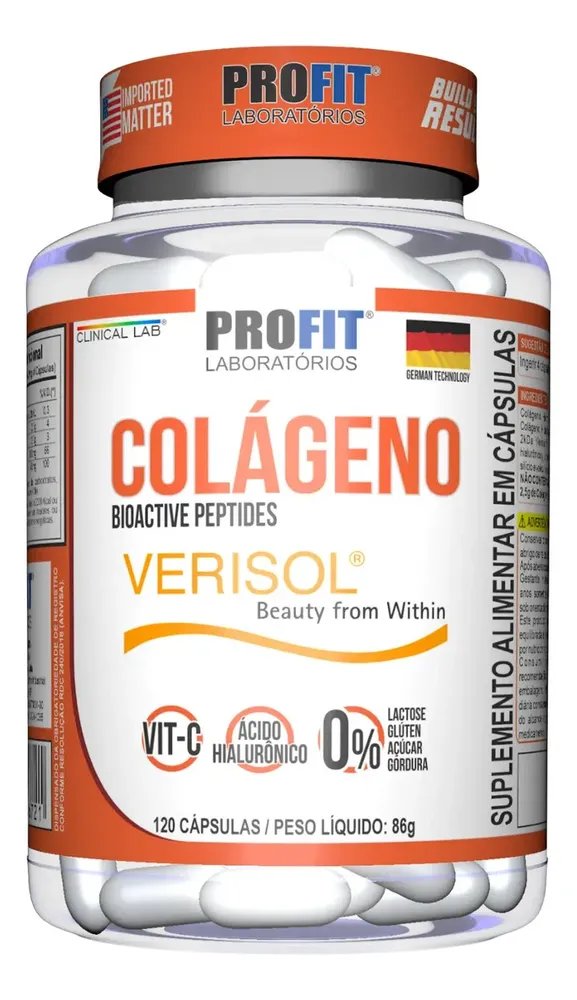Colágeno ProFit Laboratórios Específicos em pó Sem sabor x 7mL de 120 un