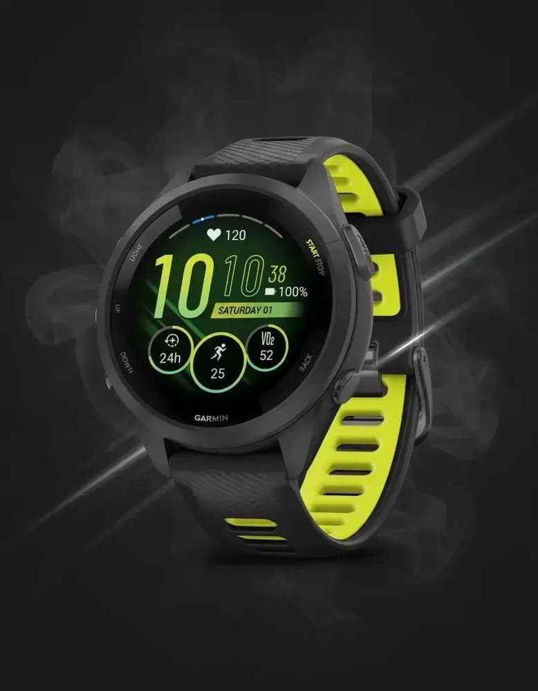 Relógio Garmin Forerunner 265s Music GPS Corrida Bike 42mm