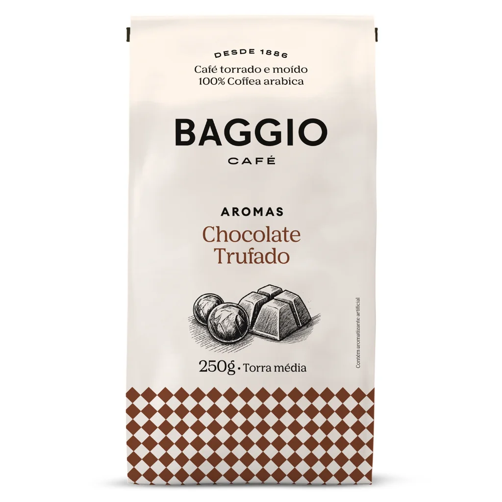 Baggio Café - Café Torrado e Moído Aromas Chocolate Trufado 250g