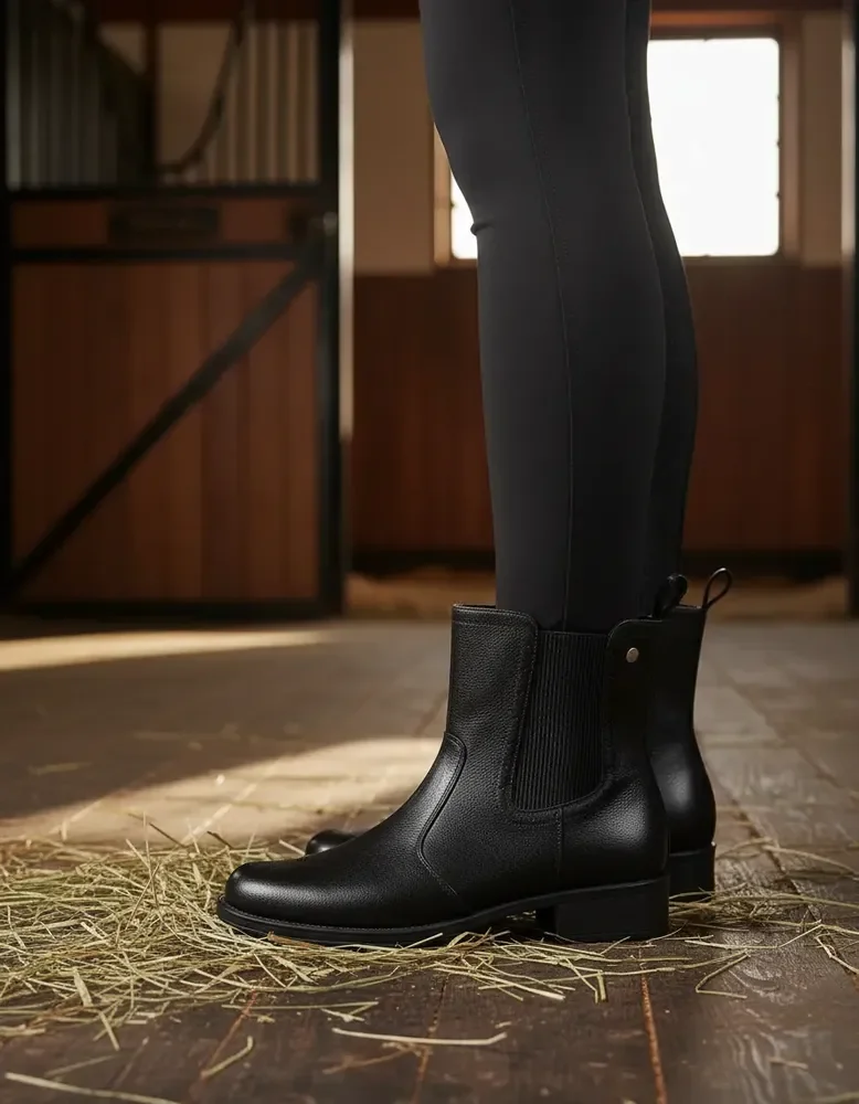 Bota Montaria Cano Curto Mooncity Feminino 72117 Preto Liso 38 Br