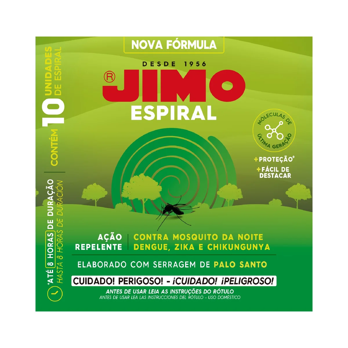 JIMO Repelente Espiral Jimo C/10 Mosquitos