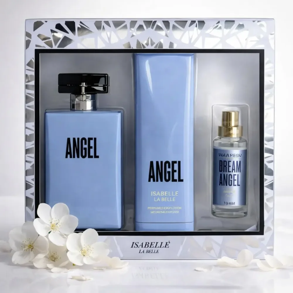 Kit Creme Corporal Angel Perfume De Cabelo E Perfume 100 Ml